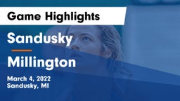 Sandusky  vs Millington  Game Highlights - March 4, 2022
