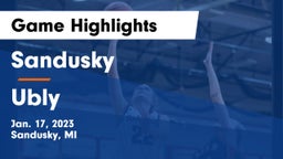Sandusky  vs Ubly  Game Highlights - Jan. 17, 2023