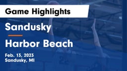 Sandusky  vs Harbor Beach  Game Highlights - Feb. 13, 2023