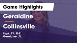 Geraldine  vs Collinsville  Game Highlights - Sept. 23, 2021