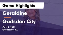 Geraldine  vs Gadsden City Game Highlights - Oct. 4, 2021