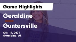 Geraldine  vs Guntersville  Game Highlights - Oct. 14, 2021