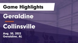 Geraldine  vs Collinsville  Game Highlights - Aug. 30, 2022
