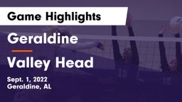 Geraldine  vs Valley Head Game Highlights - Sept. 1, 2022