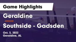 Geraldine  vs Southside  - Gadsden Game Highlights - Oct. 3, 2022