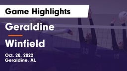 Geraldine  vs Winfield  Game Highlights - Oct. 20, 2022