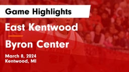 East Kentwood  vs Byron Center  Game Highlights - March 8, 2024