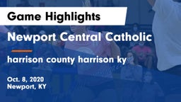 Newport Central Catholic  vs harrison county  harrison ky Game Highlights - Oct. 8, 2020