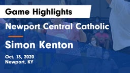 Newport Central Catholic  vs Simon Kenton  Game Highlights - Oct. 13, 2020