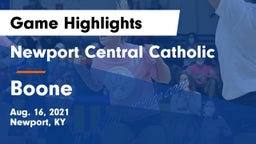 Newport Central Catholic  vs Boone  Game Highlights - Aug. 16, 2021