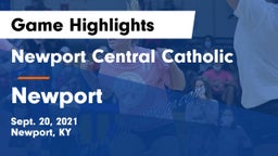 Newport Central Catholic  vs Newport  Game Highlights - Sept. 20, 2021