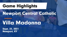 Newport Central Catholic  vs Villa Madonna  Game Highlights - Sept. 23, 2021