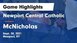 Newport Central Catholic  vs McNicholas  Game Highlights - Sept. 30, 2021