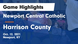 Newport Central Catholic  vs Harrison County  Game Highlights - Oct. 12, 2021