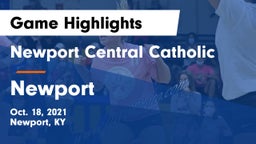 Newport Central Catholic  vs Newport  Game Highlights - Oct. 18, 2021