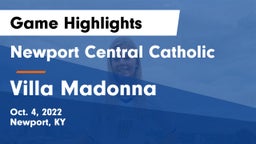 Newport Central Catholic  vs Villa Madonna  Game Highlights - Oct. 4, 2022