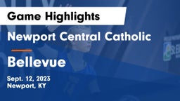 Newport Central Catholic  vs Bellevue Game Highlights - Sept. 12, 2023