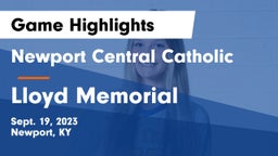 Newport Central Catholic  vs Lloyd Memorial  Game Highlights - Sept. 19, 2023