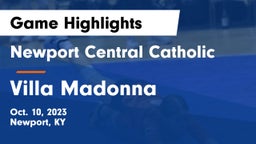 Newport Central Catholic  vs Villa Madonna  Game Highlights - Oct. 10, 2023