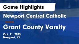 Newport Central Catholic  vs Grant County Varsity Game Highlights - Oct. 11, 2023