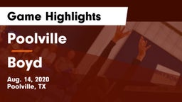 Poolville  vs Boyd  Game Highlights - Aug. 14, 2020