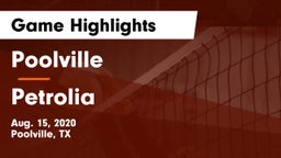 Poolville  vs Petrolia  Game Highlights - Aug. 15, 2020