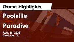 Poolville  vs Paradise  Game Highlights - Aug. 18, 2020