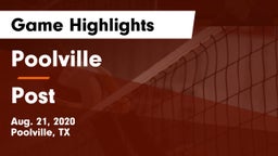 Poolville  vs Post  Game Highlights - Aug. 21, 2020