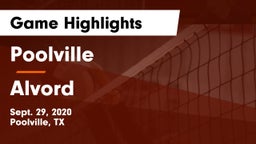 Poolville  vs Alvord  Game Highlights - Sept. 29, 2020