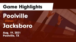 Poolville  vs Jacksboro  Game Highlights - Aug. 19, 2021
