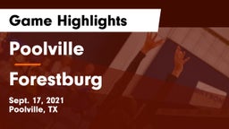 Poolville  vs Forestburg  Game Highlights - Sept. 17, 2021