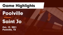 Poolville  vs Saint Jo  Game Highlights - Oct. 19, 2021