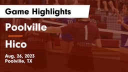 Poolville  vs Hico  Game Highlights - Aug. 26, 2023