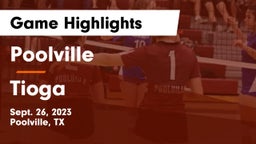 Poolville  vs Tioga  Game Highlights - Sept. 26, 2023