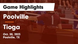 Poolville  vs Tioga  Game Highlights - Oct. 30, 2023