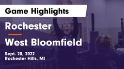 Rochester  vs West Bloomfield  Game Highlights - Sept. 20, 2022