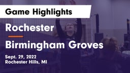 Rochester  vs Birmingham Groves Game Highlights - Sept. 29, 2022