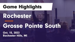 Rochester  vs Grosse Pointe South  Game Highlights - Oct. 15, 2022