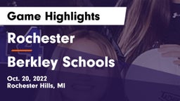 Rochester  vs Berkley Schools Game Highlights - Oct. 20, 2022