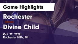 Rochester  vs Divine Child  Game Highlights - Oct. 29, 2022