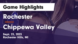 Rochester  vs Chippewa Valley  Game Highlights - Sept. 23, 2023