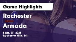 Rochester  vs Armada  Game Highlights - Sept. 23, 2023