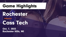 Rochester  vs Cass Tech  Game Highlights - Oct. 7, 2023