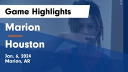 Marion  vs Houston  Game Highlights - Jan. 6, 2024