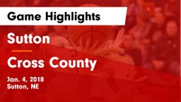 Sutton  vs Cross County  Game Highlights - Jan. 4, 2018