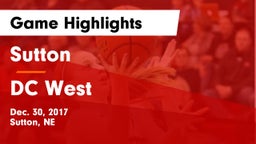 Sutton  vs DC West  Game Highlights - Dec. 30, 2017