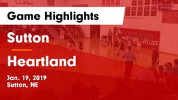 Sutton  vs Heartland  Game Highlights - Jan. 19, 2019