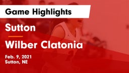 Sutton  vs Wilber Clatonia Game Highlights - Feb. 9, 2021