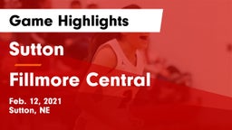 Sutton  vs Fillmore Central  Game Highlights - Feb. 12, 2021