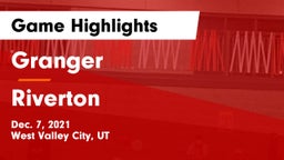 Granger  vs Riverton  Game Highlights - Dec. 7, 2021